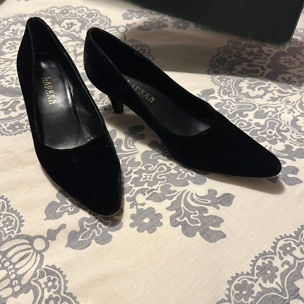 Ralph Lauren Black Heels